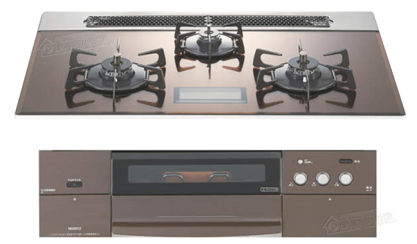 ノーリツ ビルトインガスコンロ N3S03PWAS4BREC